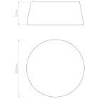 Astro design lámpa Fife 330 IP20 szövet Ø33cm mag 145cm