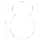 Astro design lámpa Lyra Ceiling 180 IP44 fehér mag 24cm