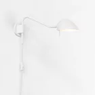 Astro design lámpa Serge Plug-In IP20 matt fehér mag 20.5cm kábel 2.5m