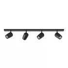 Astro design lámpa Koto Four Bar IP20 matt fekete mag 166cm