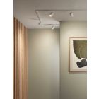 Astro design lámpa Koto Track IP20 matt fehér mag 153cm