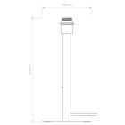 Astro asztali lámpa Beaumont Table IP20 matt fehér mag 43cm kábel 2m