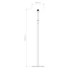 Astro állólámpa Club Floor IP20 bronz mag 137.65cm kábel 3m