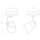 Astro design lámpa Juno Single IP20 réz mag 160cm