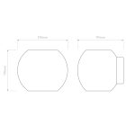 Astro design lámpa Luna IP20 matt fekete mag 170cm