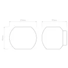 Astro design lámpa Luna IP20 matt fekete mag 170cm