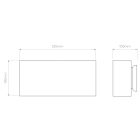 Astro design lámpa Comino 320 IP20 vakolat mag 150cm