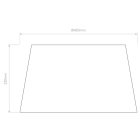 Tapered Round 400 Pleated