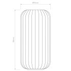 Tacoma Reed Ribbed Glass