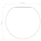 Nara Globe Glass - White (Opal)