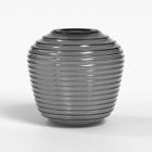 Nara Taper Ribbed Glass - Smoke