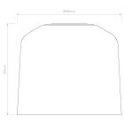 Nara Cone Glass - White (Opal)