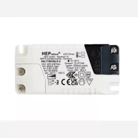 Astro design lámpa LED Driver Phase Dimm 350mA 4.2-7W LED IP20 mag 68.4cm
