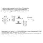 Belfiore 4044B-35 Recessed Spotlamp White Gypsum