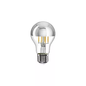   LED silver hemisphere bulb A60 7W 650Lm E27 2700K dimmable - A02