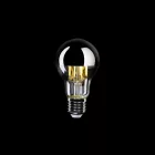 LED silver hemisphere bulb A60 7W 650Lm E27 2700K dimmable - A02