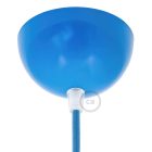 Hemispherical, painted metal ceiling rosette set