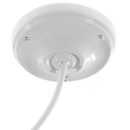 Porcelain ceiling rosette set