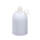 Hemispherical painted metal E27 lamp holder set