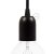  Hemispherical painted metal E27 lamp holder set