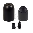 Hemispherical painted metal E27 lamp holder set