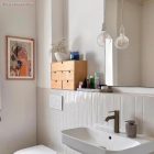 Porcelain E27 lamp socket set