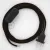 Lamp cord, RM13 brown rayon 1.80 m. Choose the color of the switch and plug.
