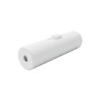 Switchable, cylindrical, single-pole, cord-operated switch with grounding terminal