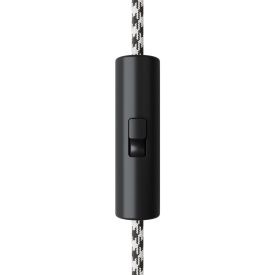   Switchable, cylindrical, single-pole, cord-operated switch with grounding terminal