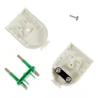 Two-pole plug 10 A (small) - IMQ - Made in Italy