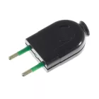 Two-pole plug 10 A (small) - IMQ - Made in Italy