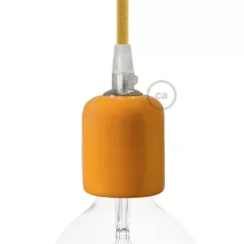 Ceramic E27 lamp socket set