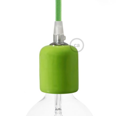 Ceramic E27 lamp socket set