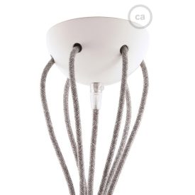 Ceramic 7-hole ceiling rosette set