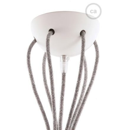 Ceramic 7-hole ceiling rosette set