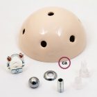 Ceramic 7-hole ceiling rosette set