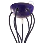 Ceramic 7-hole ceiling rosette set