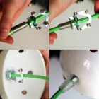 Ceramic 7-hole ceiling rosette set