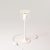 MAG-Y table lamp with round metal base and transparent Ghost bulb