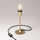 MAG-Y table lamp with round metal base and lampshade attachment