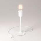 MAG-Y table lamp with round metal base and lampshade attachment