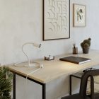 MAG-Y table lamp with Flex, oval metal base and spotlight