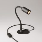 MAG-Y table lamp with Flex, oval metal base and spotlight