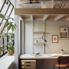 MAG-Y table lamp with Flex, oval metal base and spotlight