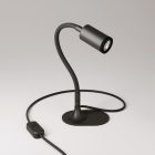 MAG-Y table lamp with Flex, oval metal base and spotlight