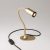 MAG-Y table lamp with Flex, oval metal base and spotlight