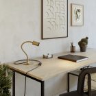 MAG-Y table lamp with Flex, oval metal base and spotlight