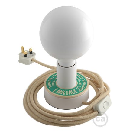 Posaluce MINI-UFO double-sided wooden READING BALLSH*T