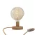 Posaluce embossed wooden table lamp