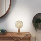Posaluce embossed wooden table lamp